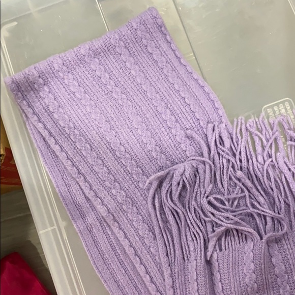 NY&CO Purple Lightweight Scarf - Picture 2 of 4
